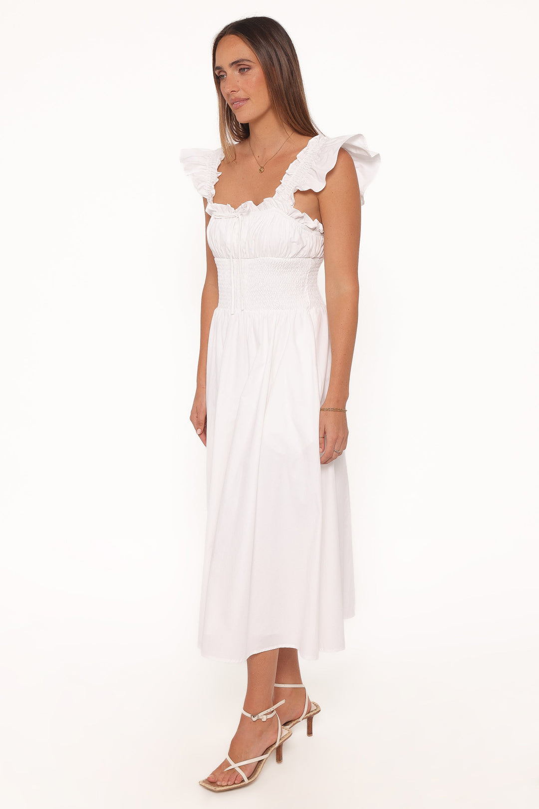 Bronte Midi Dress - White