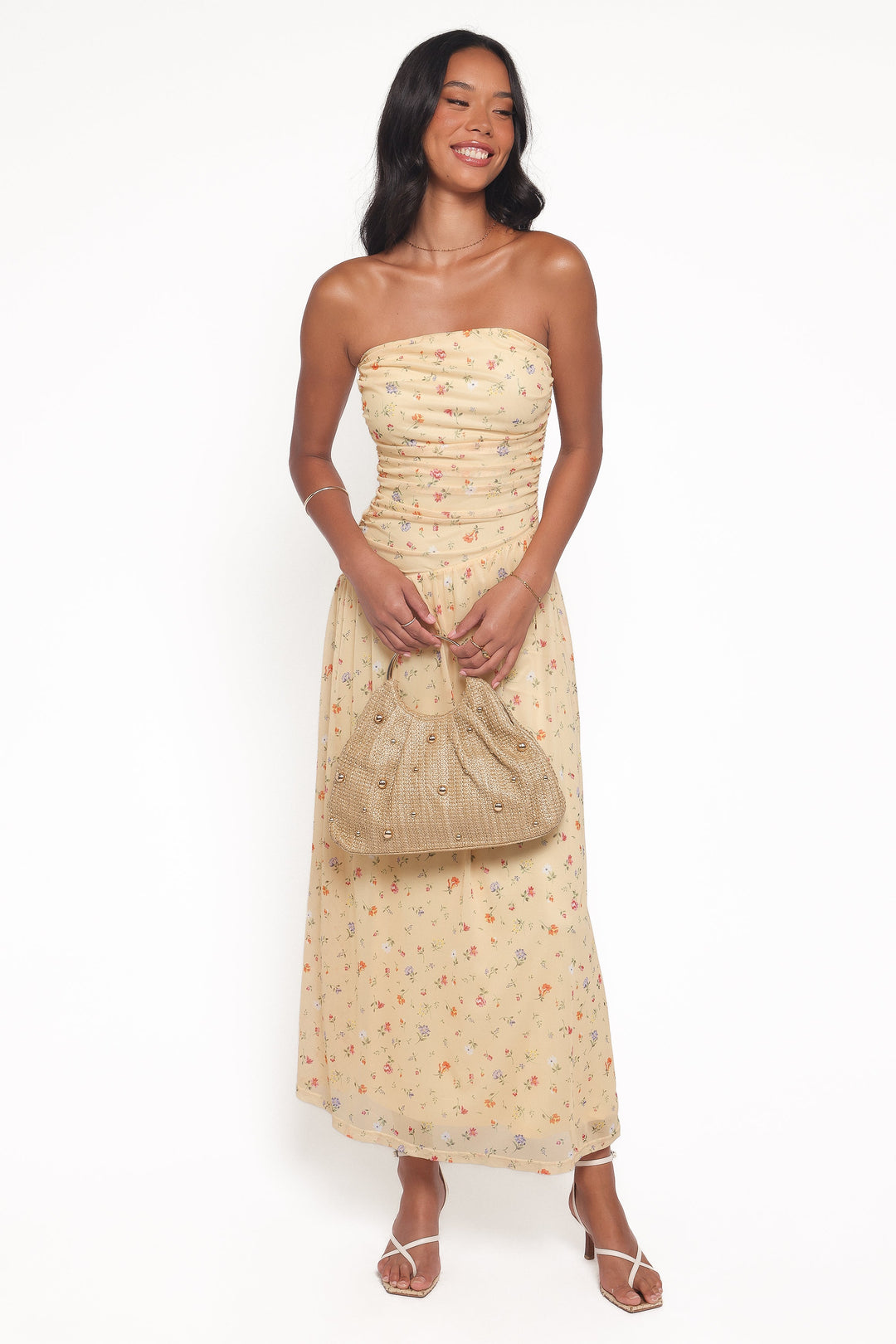 Calypso Maxi Dress - Yellow Meadow