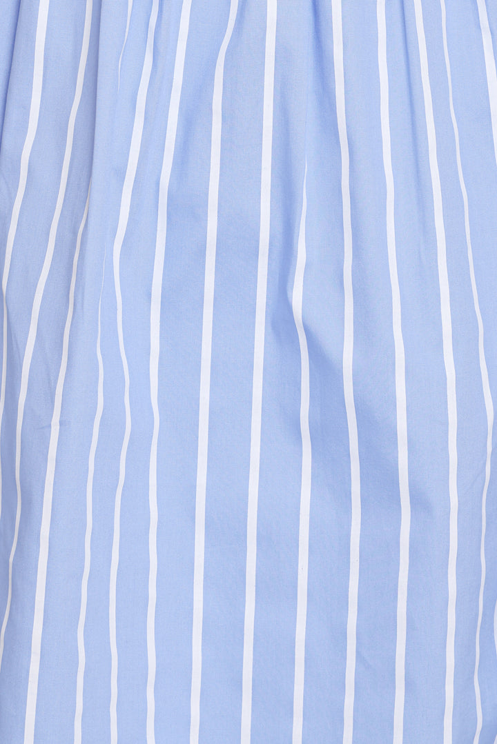 Cole Mini Dress - Blue Stripe
