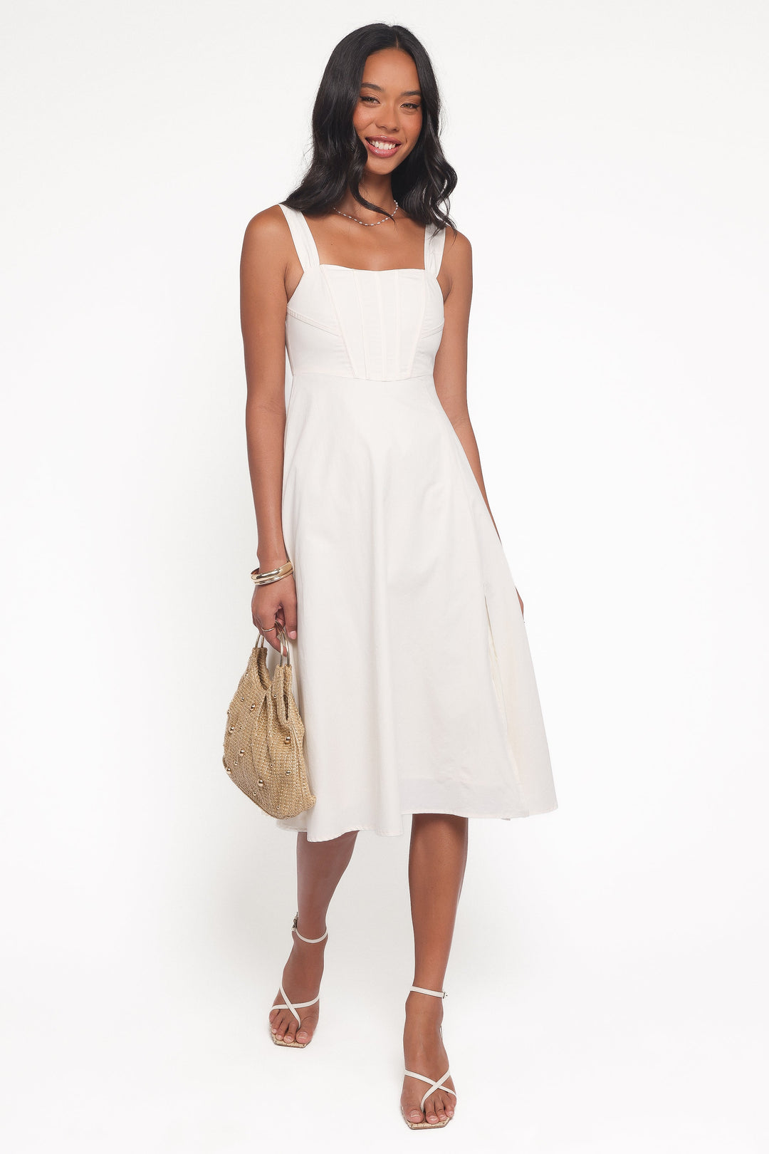Cosima Midi Dress - Cream