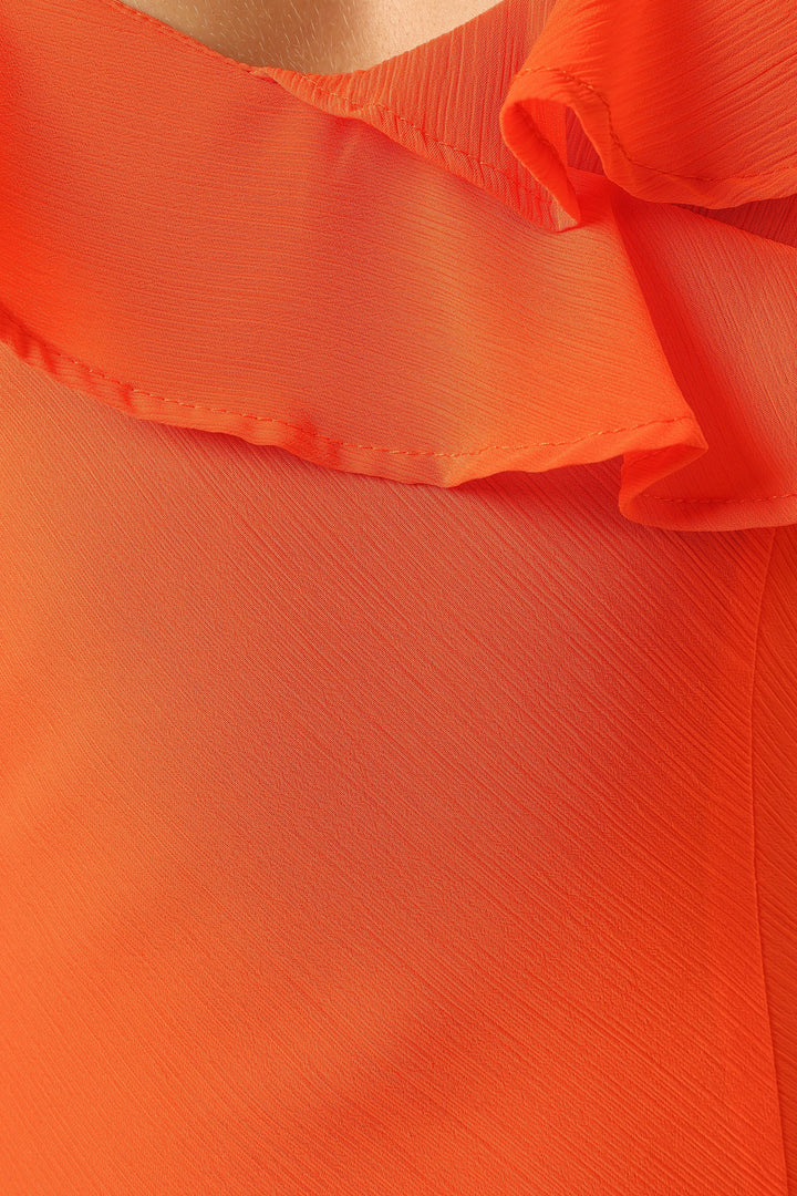 Dalia Maxi Dress - Tangerine