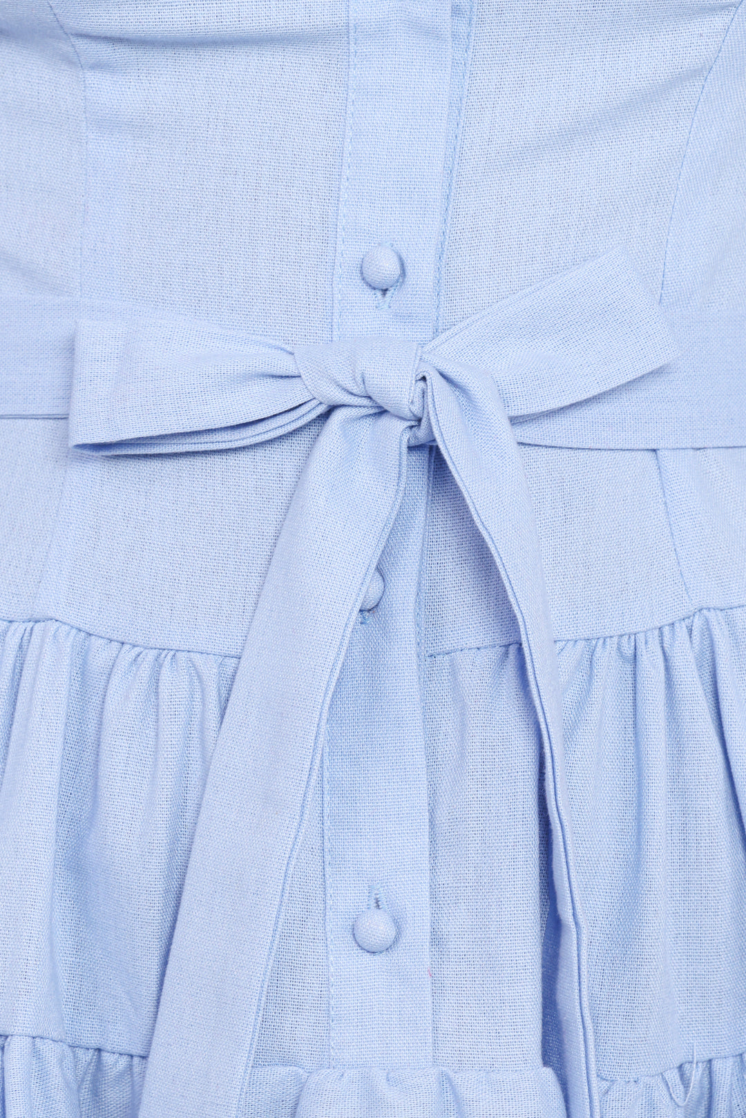 Diantha Long Sleeve Mini Dress - Blue
