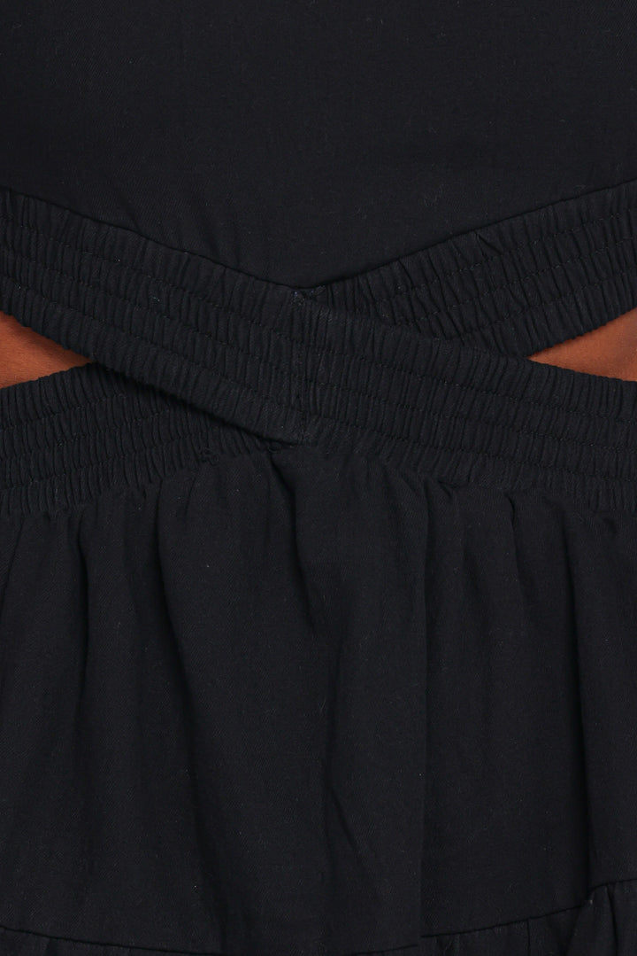 Doris Mini Dress - Black