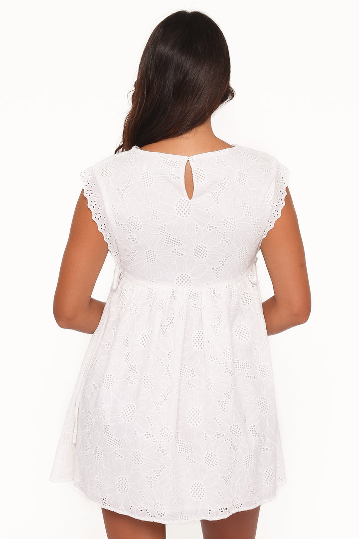 Elliott Mini Dress - White