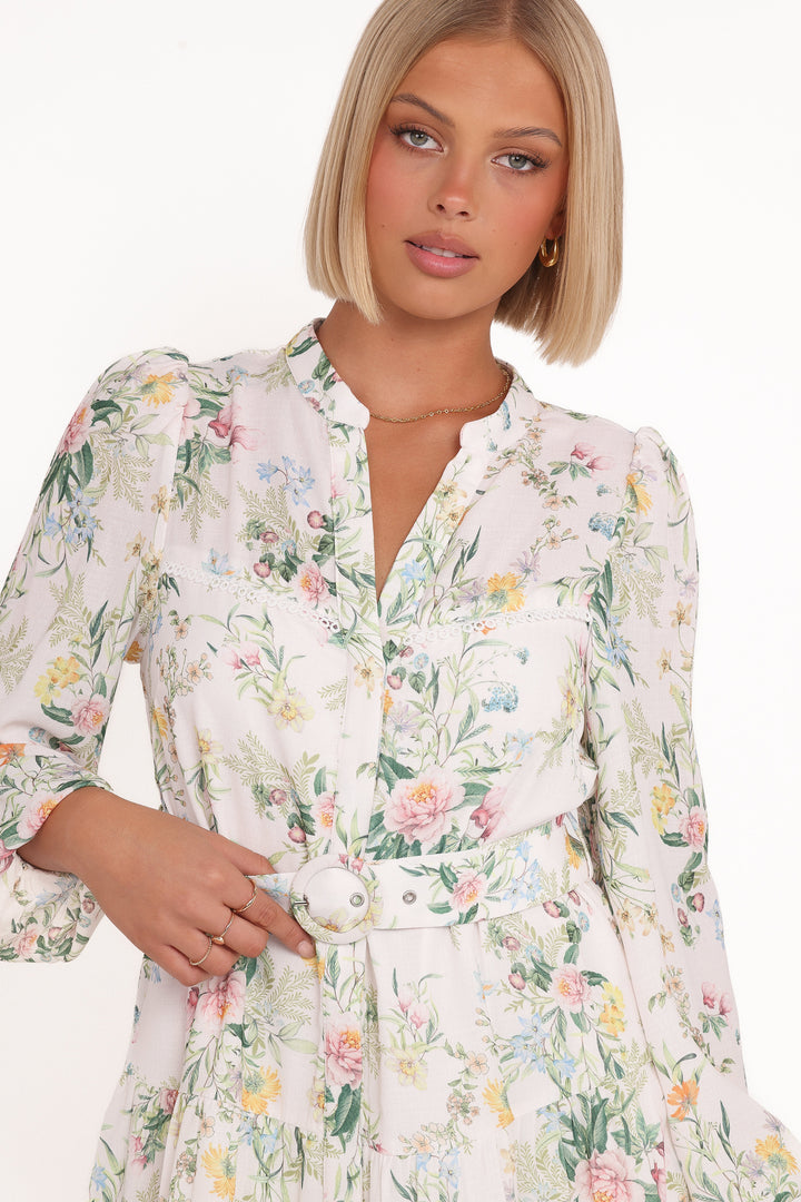 Elora Mini Dress - Multi Floral
