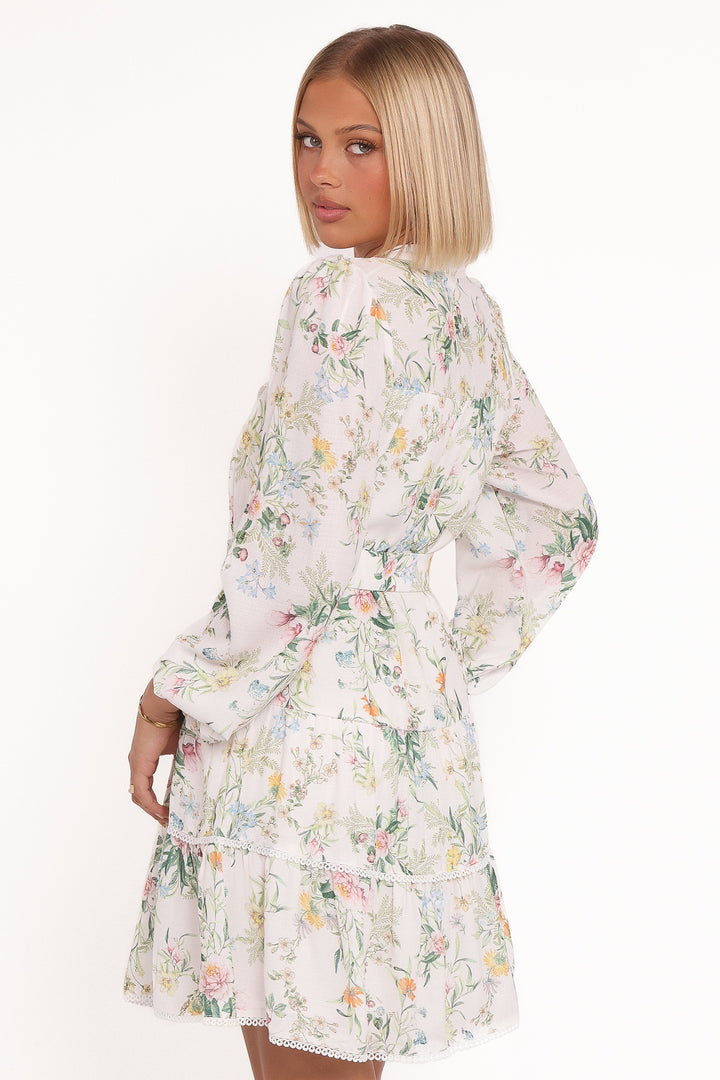 Elora Mini Dress - Multi Floral