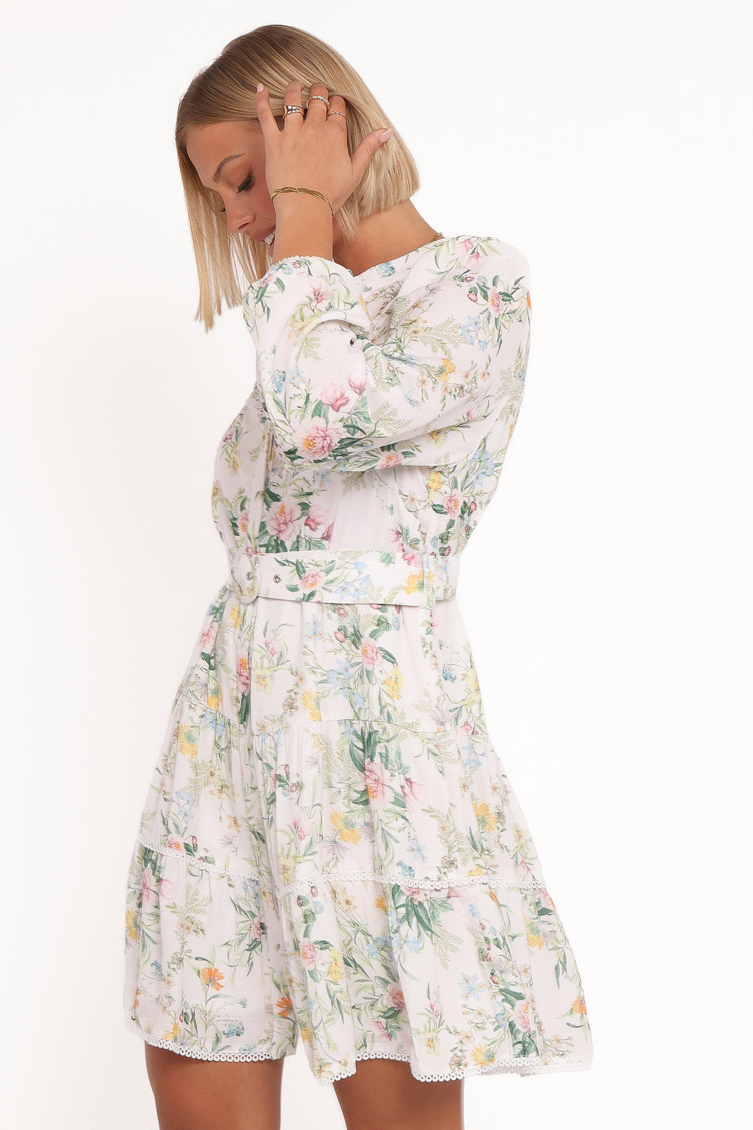 Elora Mini Dress - Multi Floral