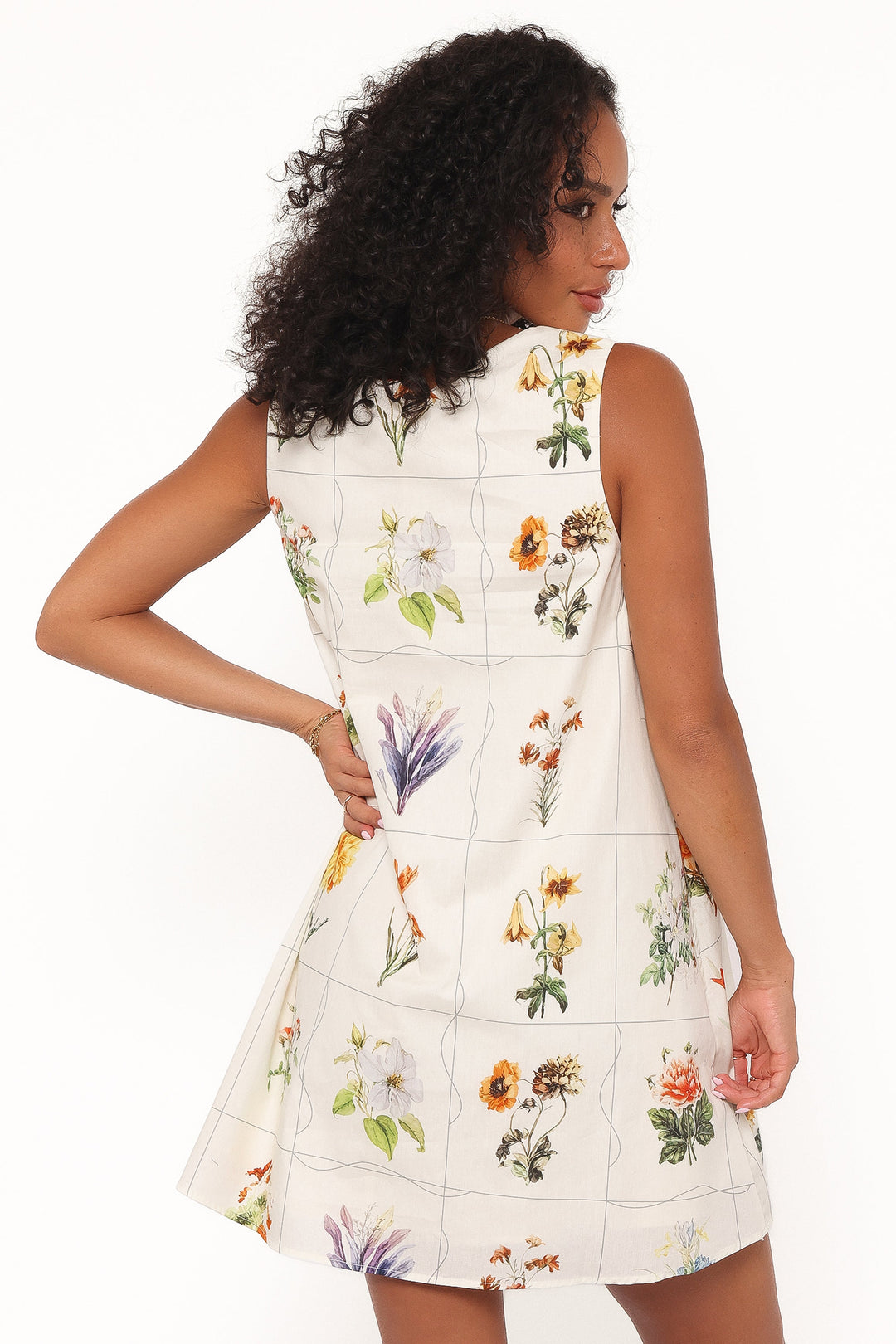 Elordi Mini Dress - Multi Flowers