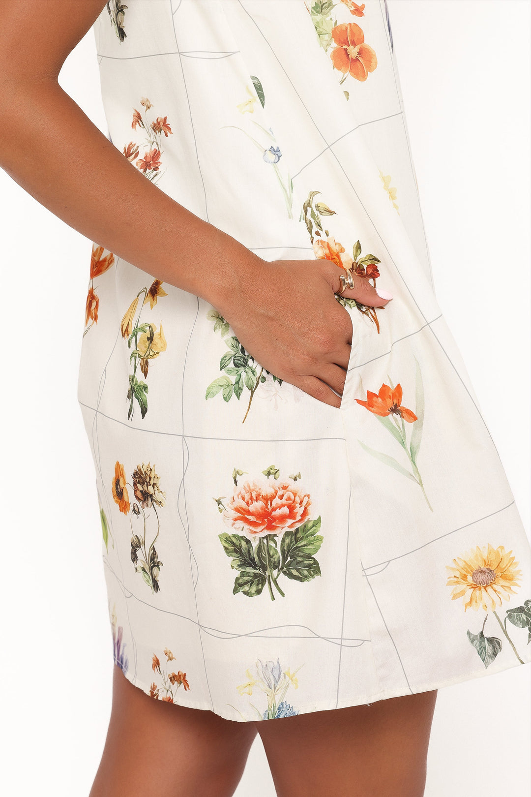 Elordi Mini Dress - Multi Flowers