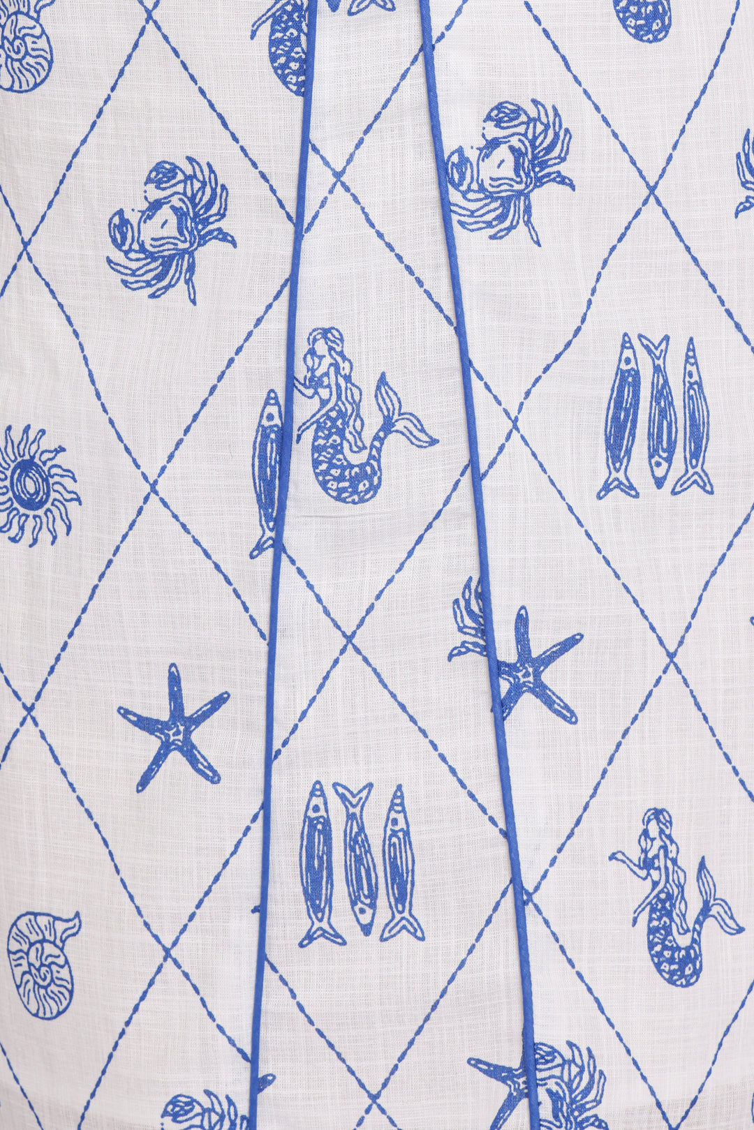 Elsie Mini Dress - Seashell Print
