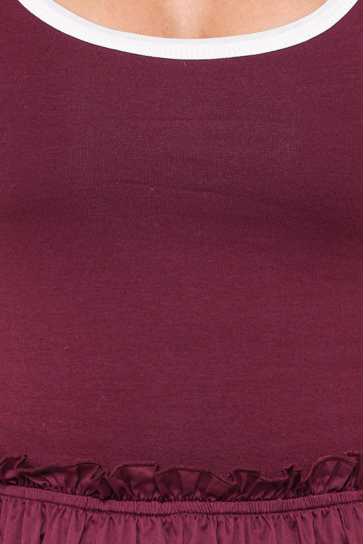 Finesse Maxi Dress - Burgundy