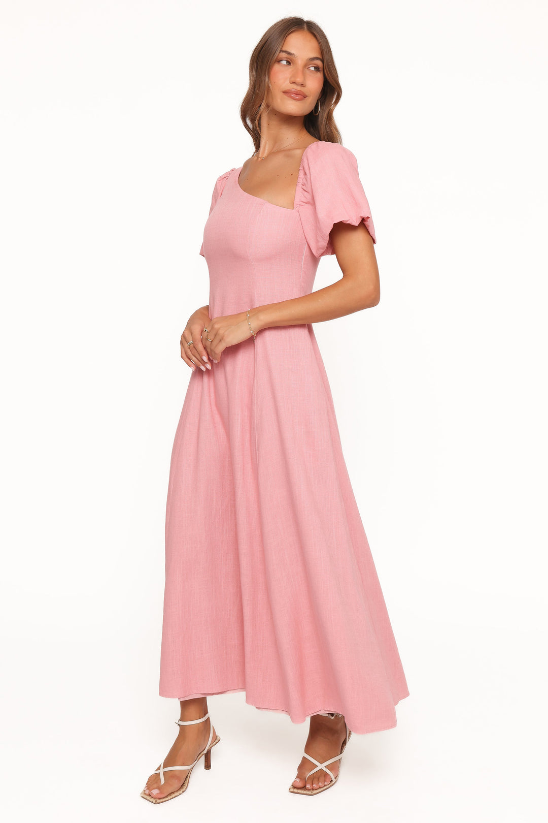 Franca Midi Dress - Pink
