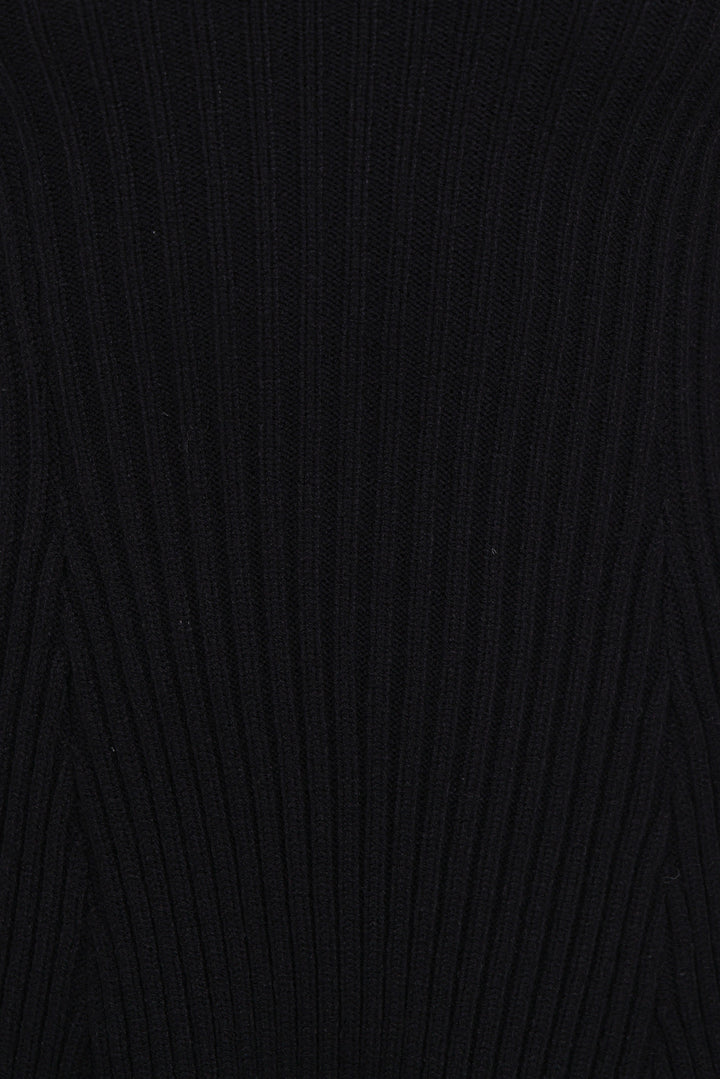 Francisco Long Sleeve Mini Dress - Black