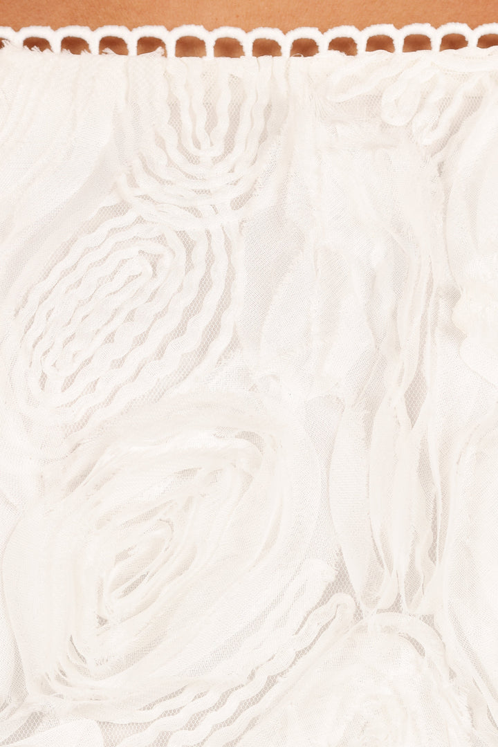 Gabbie Midi Dress - White