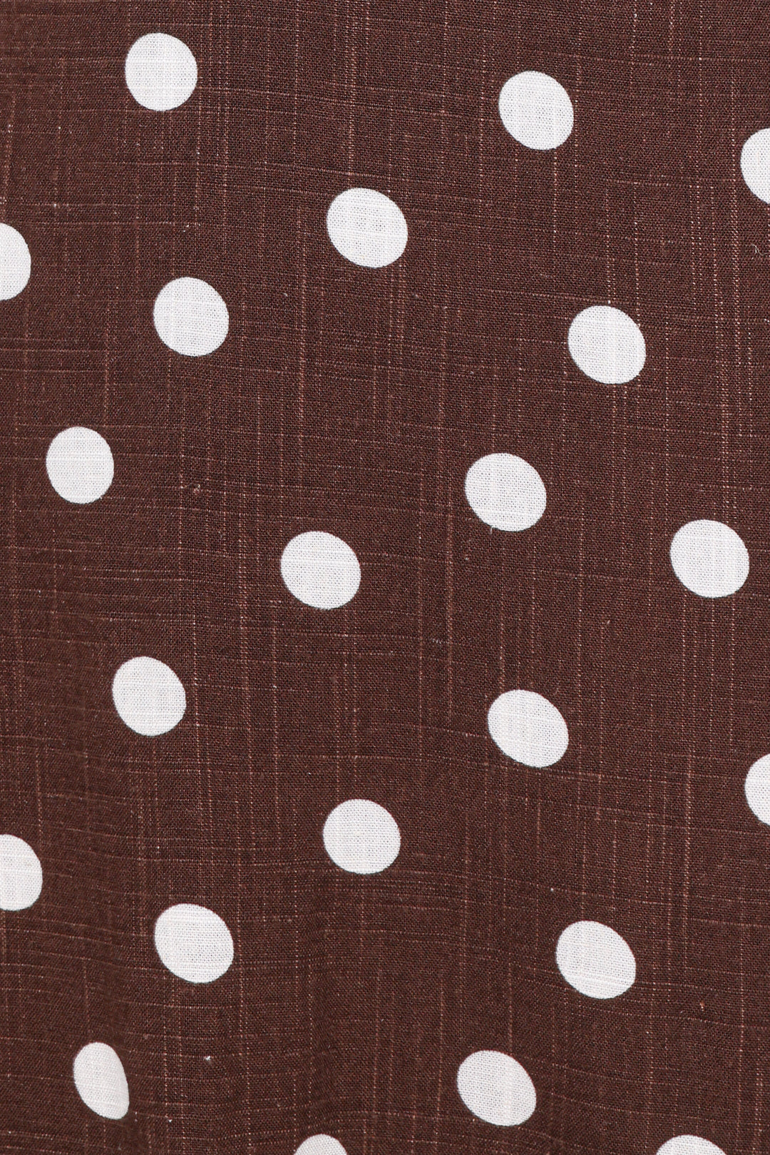 Giada Mini Dress - Brown Polka Dot