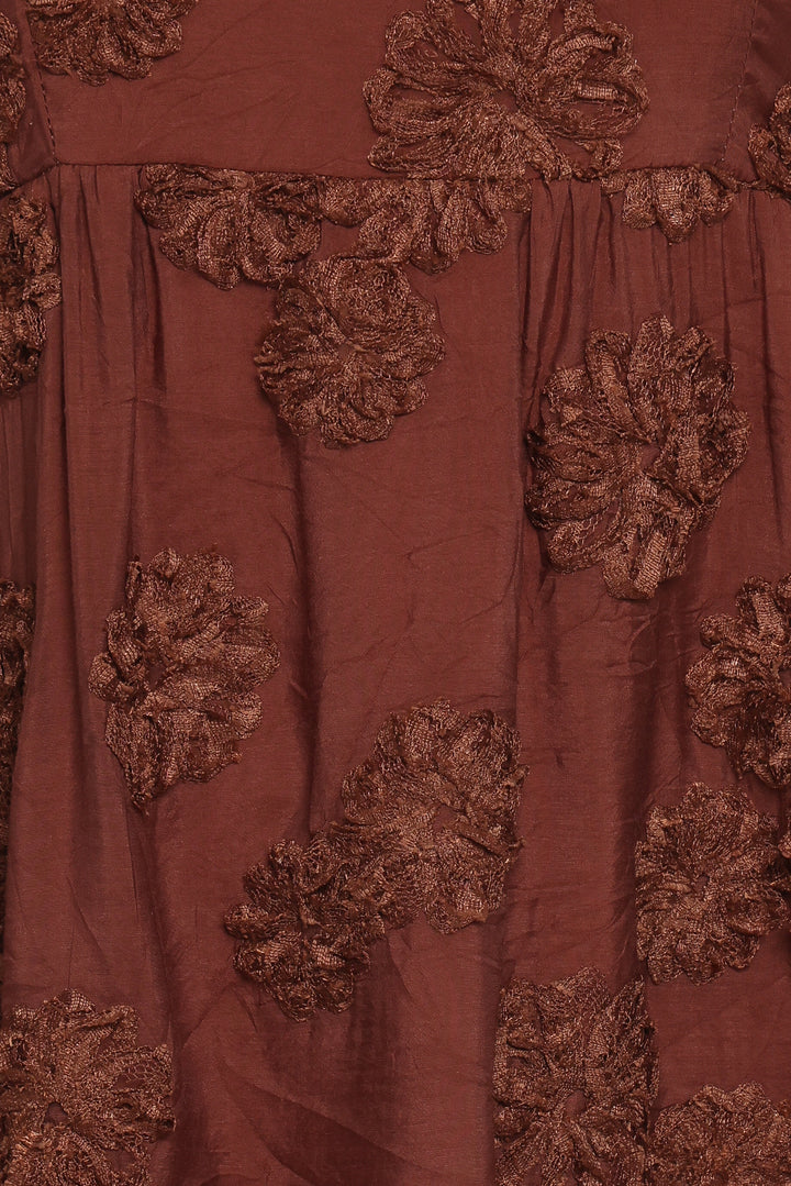 Giana Mini Dress - Brown
