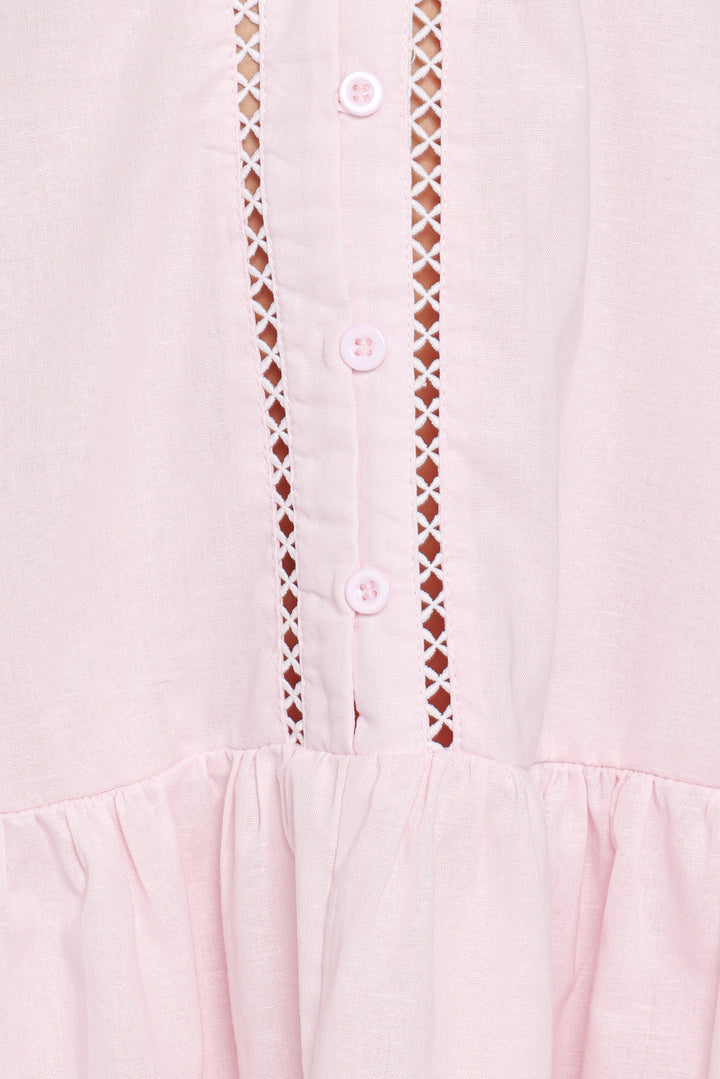 Hart Long Sleeve Mini Dress - Pink