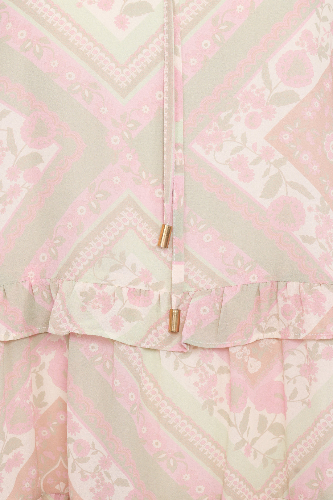 Hawken Mini Dress - Sage Paisley
