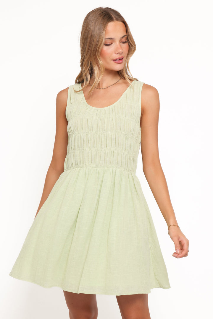 Heather Mini Dress - Green