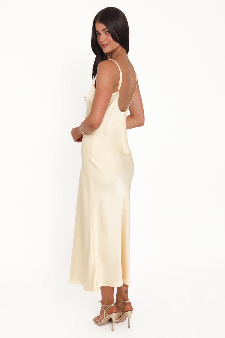 Hobi Midi Dress - Butter Yellow