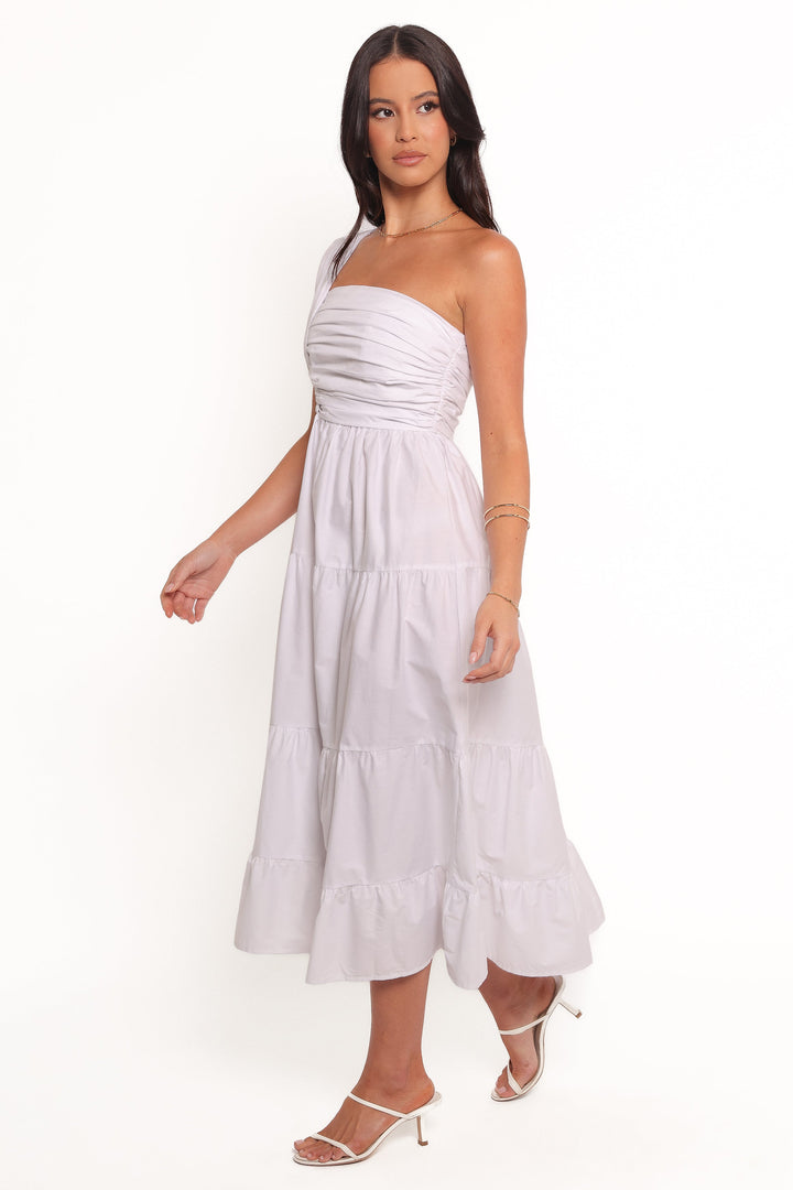 Isabela Midi Dress - White