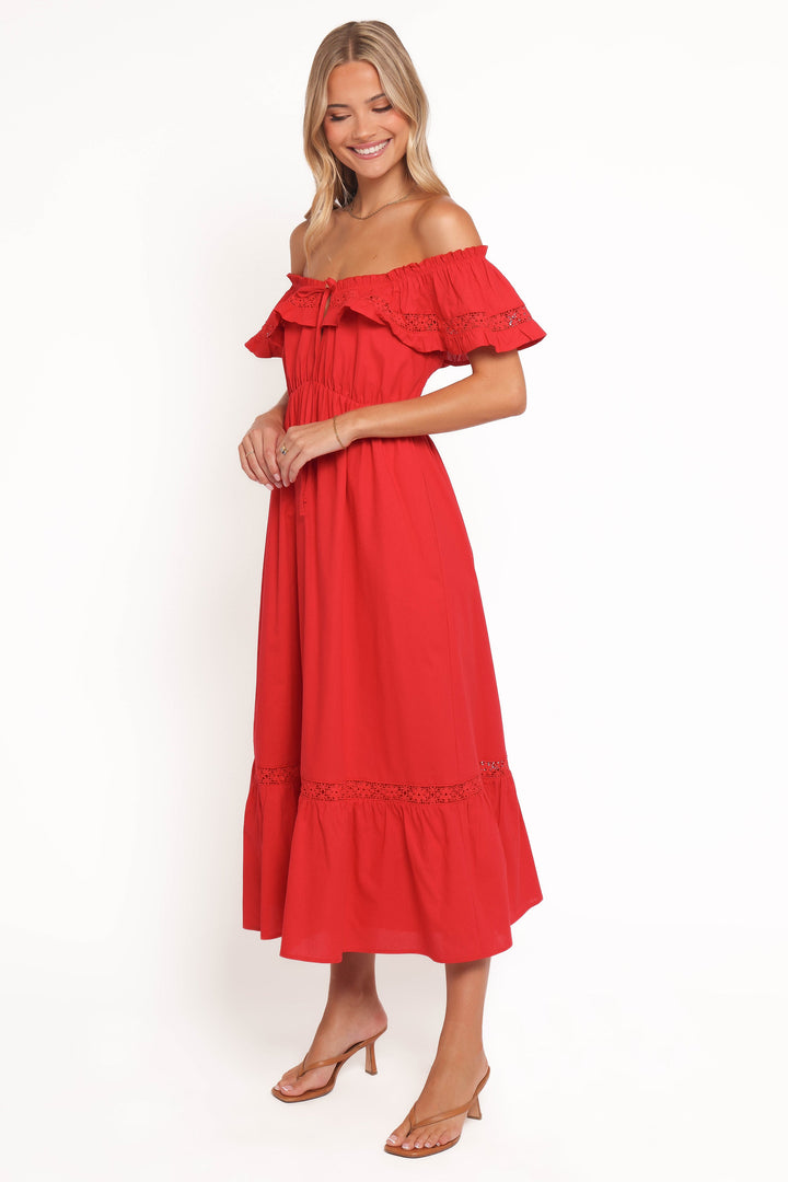 Janelle Dress - Red