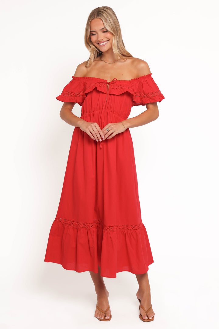 Janelle Dress - Red