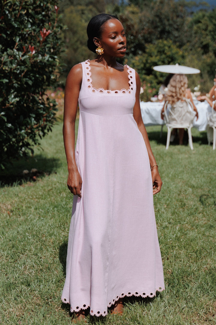 Jetta Midi Dress - Lavender