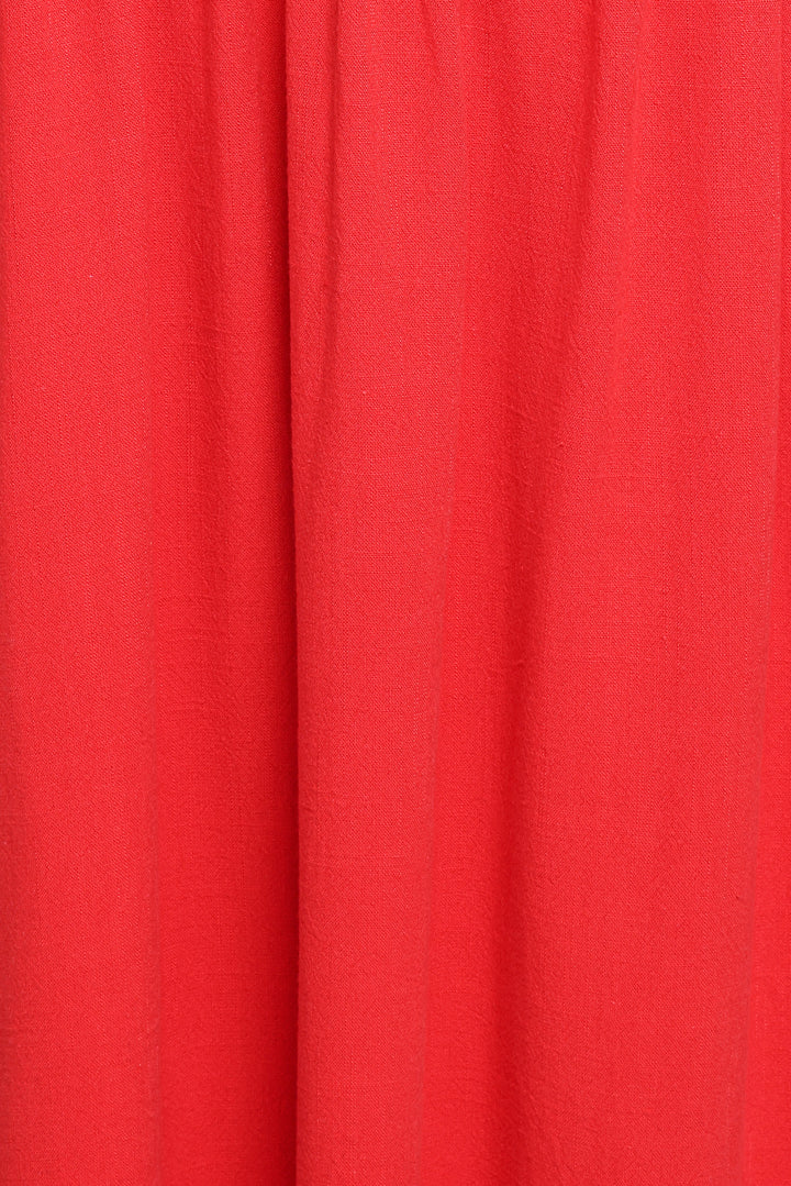 Joann Midi Dress - Red