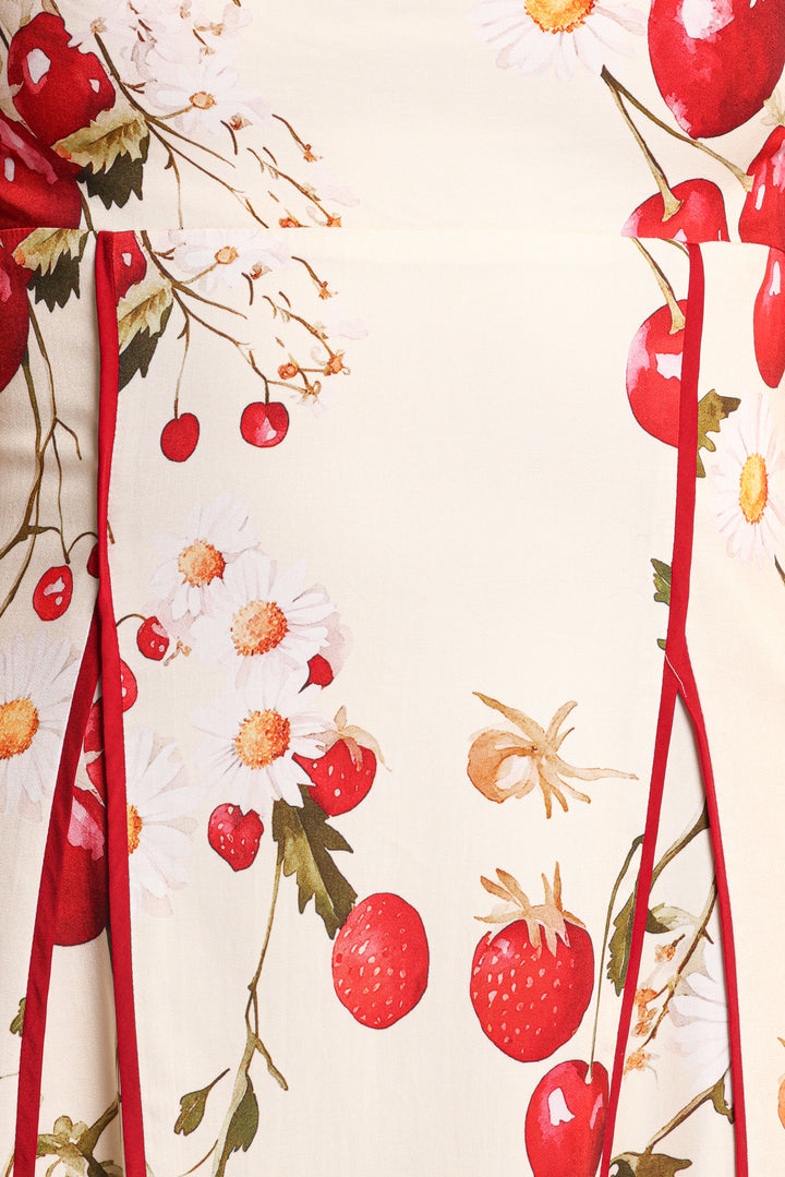 Josiana Mini Dress - Cherry Print