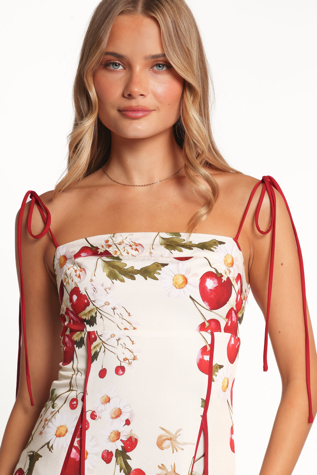 Josiana Mini Dress - Cherry Print