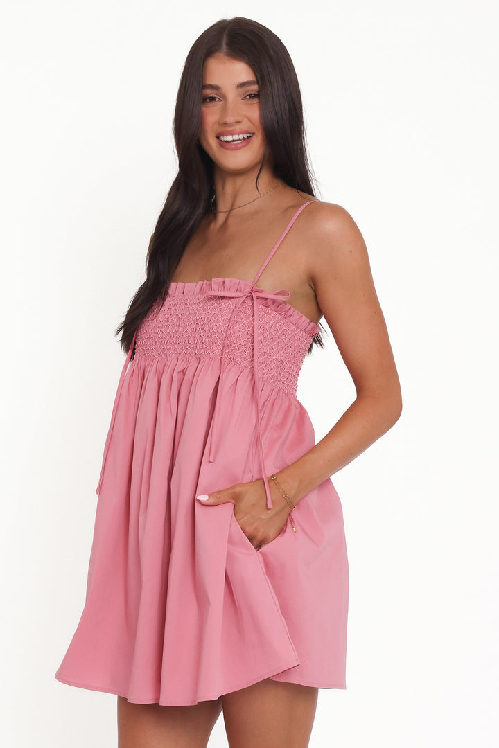 Josie Mini Dress - Pink