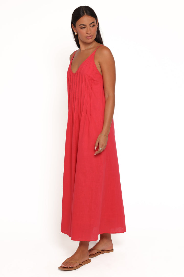 Julien Maxi Dress - Red