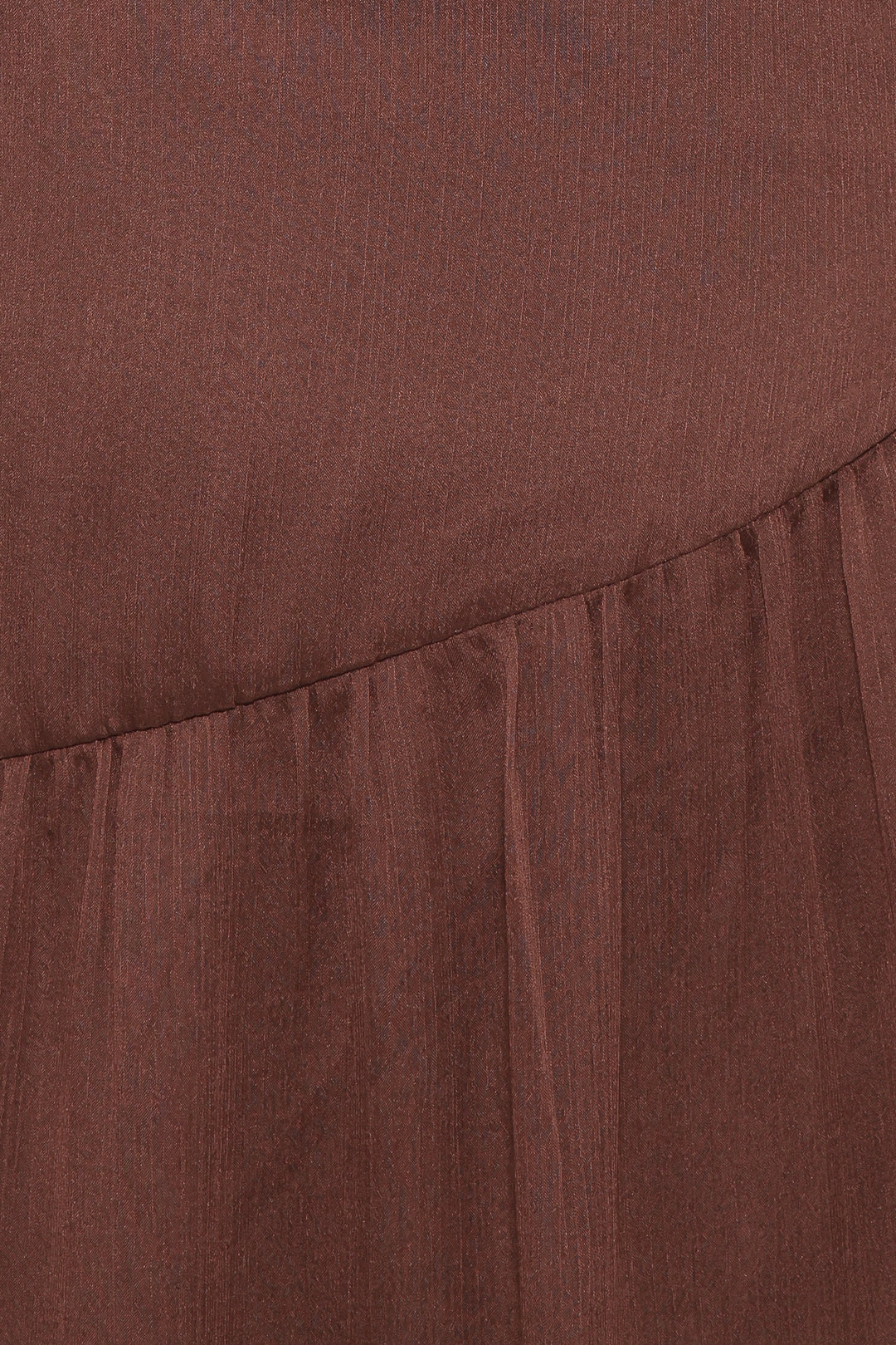 Julip Sheer Long Sleeve Maxi Dress - Brown