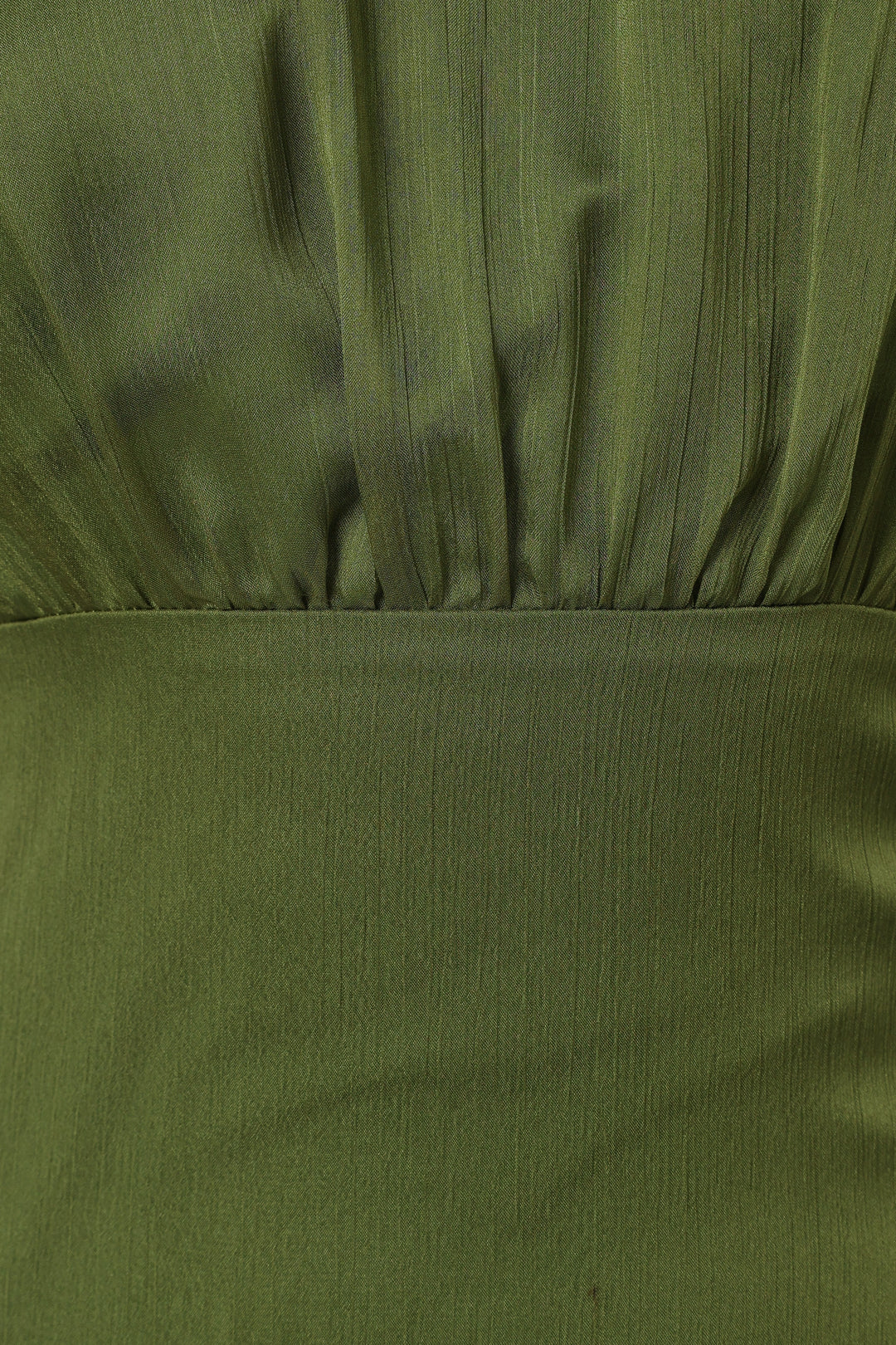 Julip Sheer Long Sleeve Maxi Dress - Olive