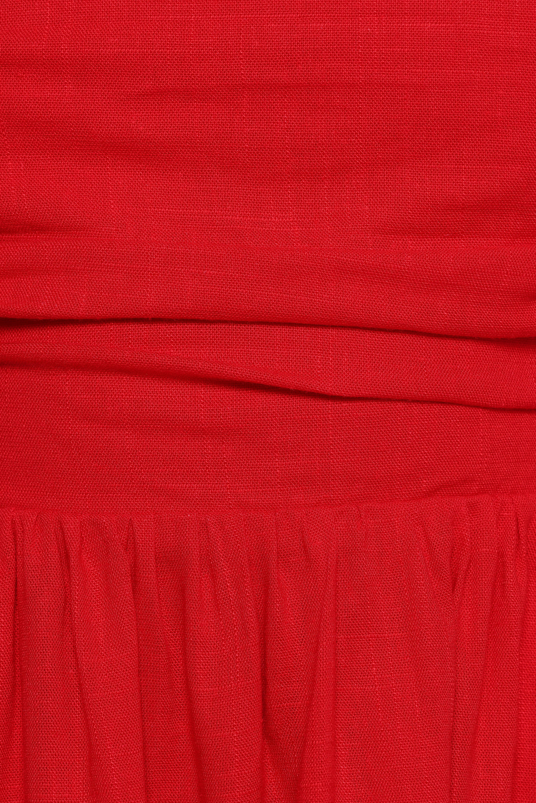 Katy Strapless Mini Dress - Red