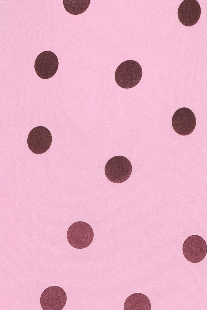 Keani Maxi Dress - Pink Polka Dot