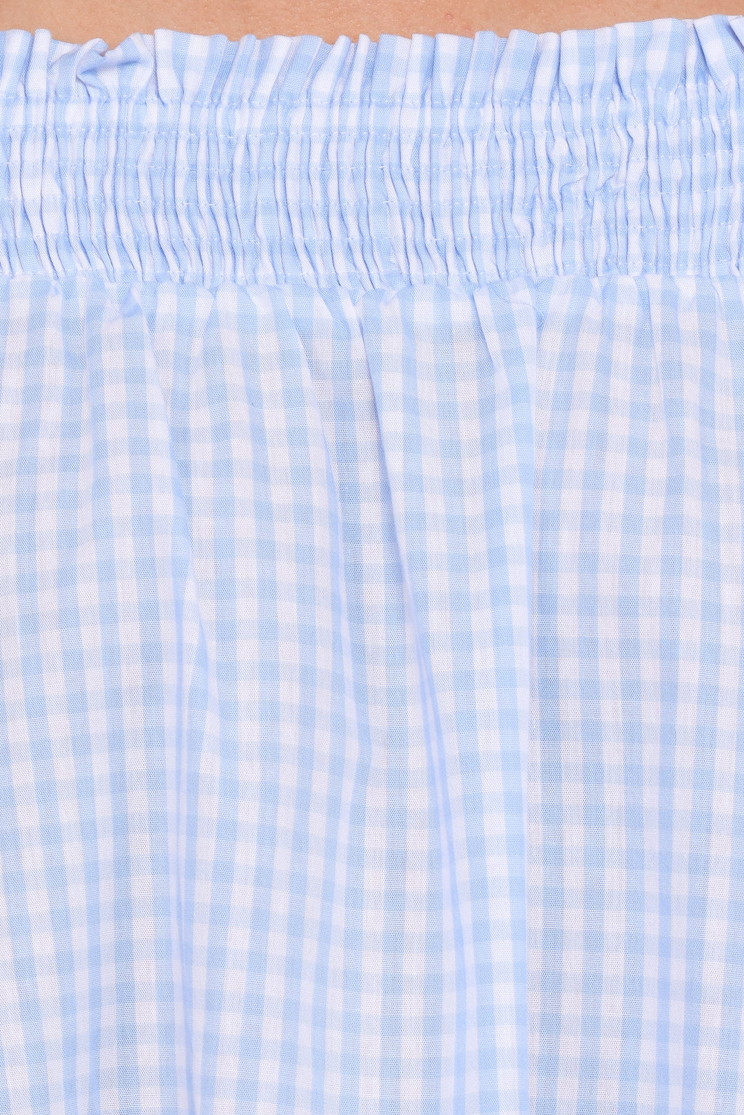 Kennedy Smock Mini Dress - Blue Gingham