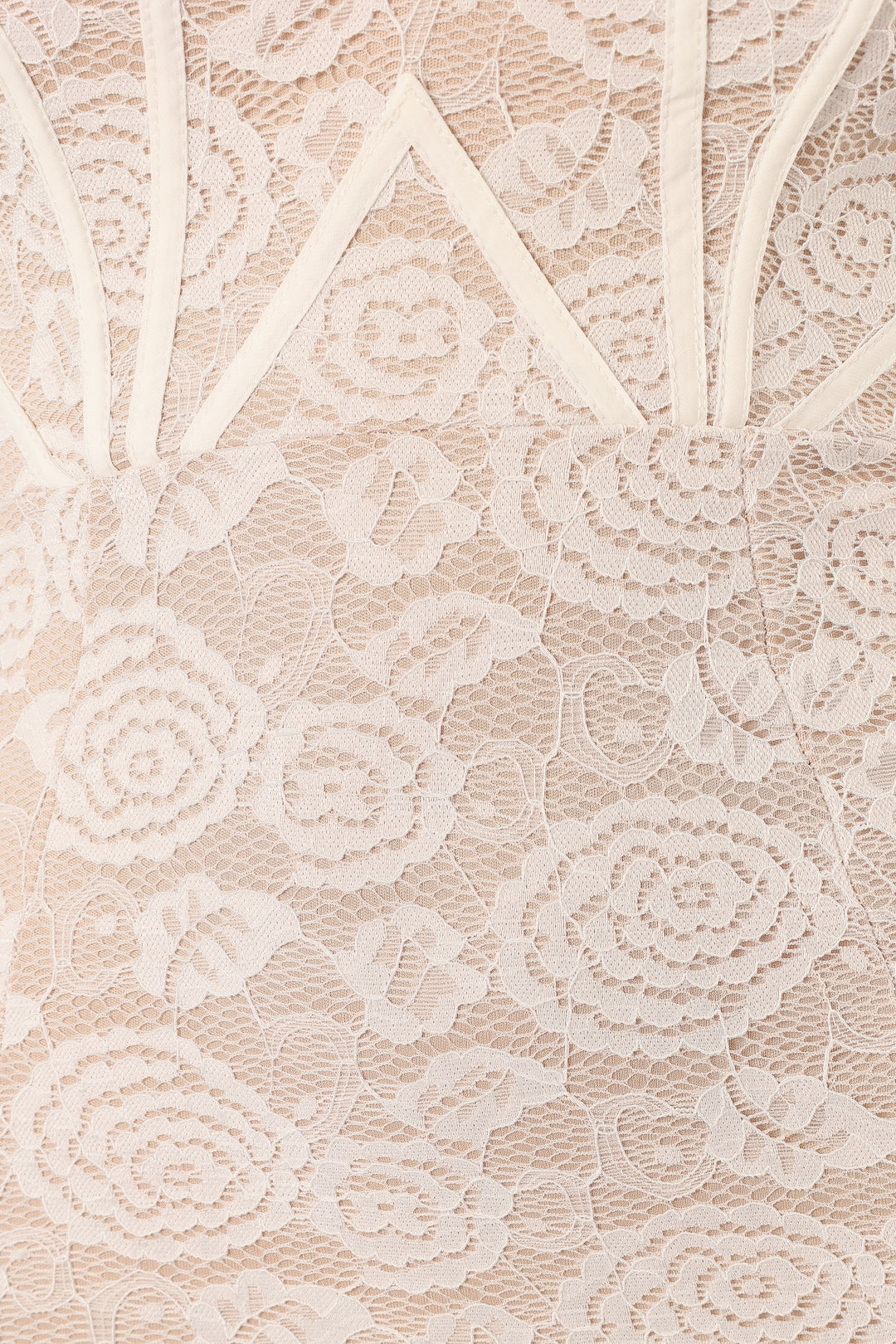 Kinny Lace Maxi Dress - White