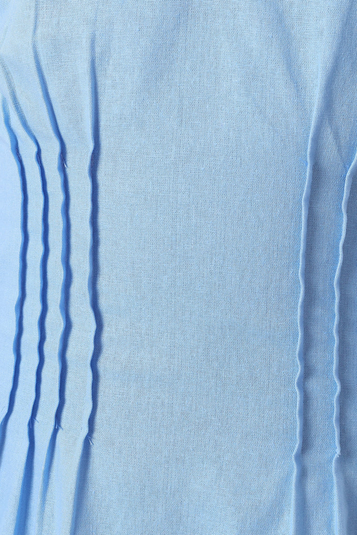 Lainey Tie Maxi Dress - Blue
