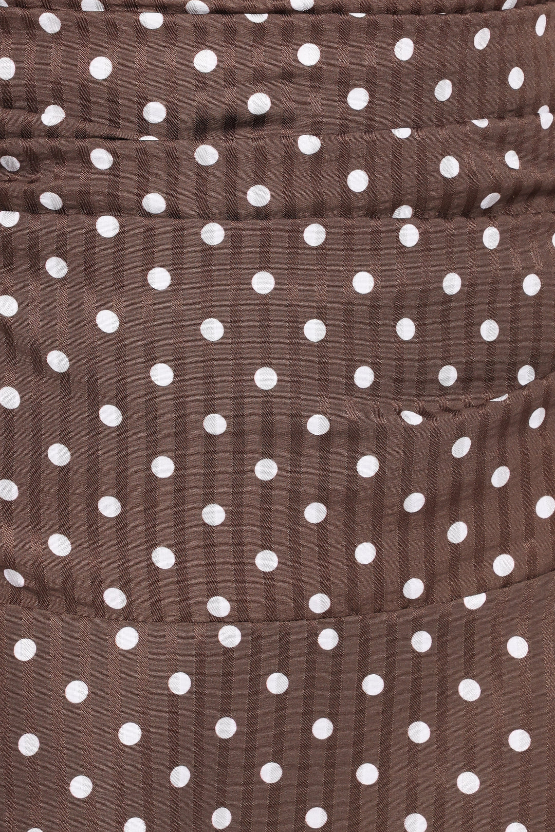 Libby Mini Dress - Brown Polka Dot
