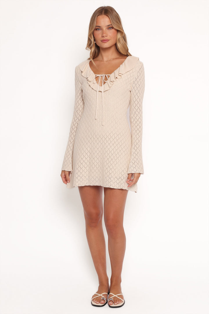 Lucilla Mini Dress - Beige
