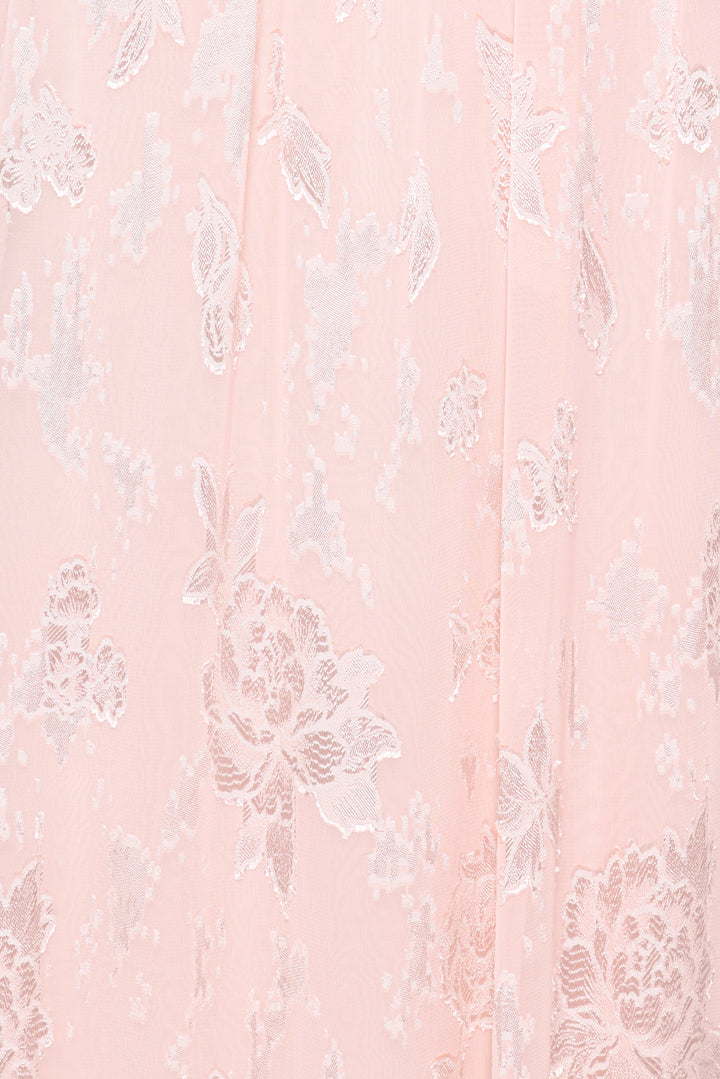 Lumina Jacquard Maxi Dress - Pink