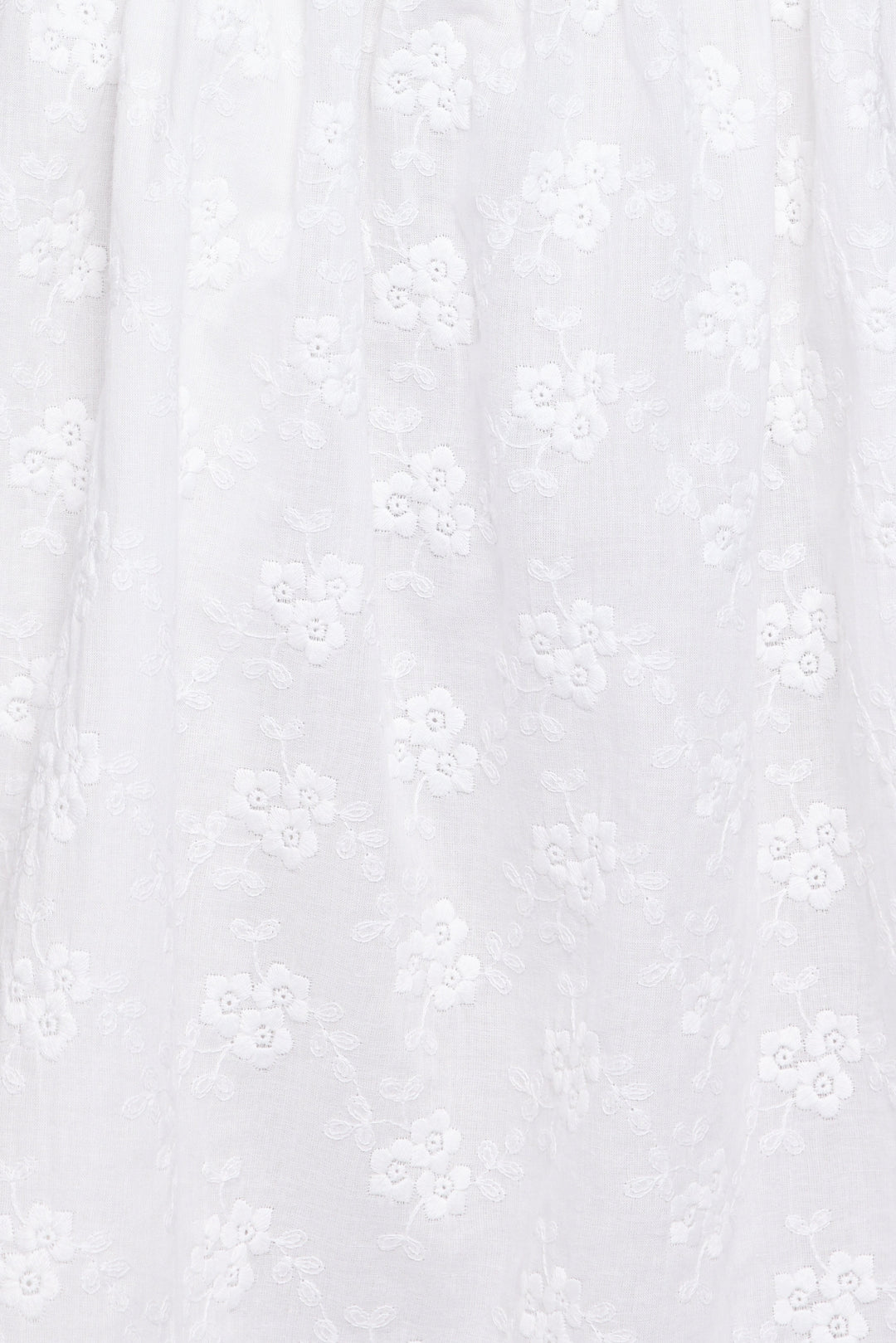 Lynne Mini Dress - White Broderie