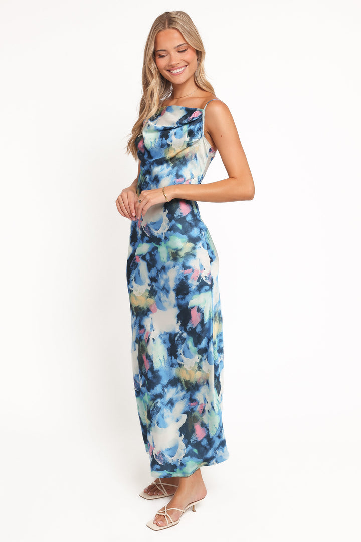 Lyselle Maxi Dress - Blue Print