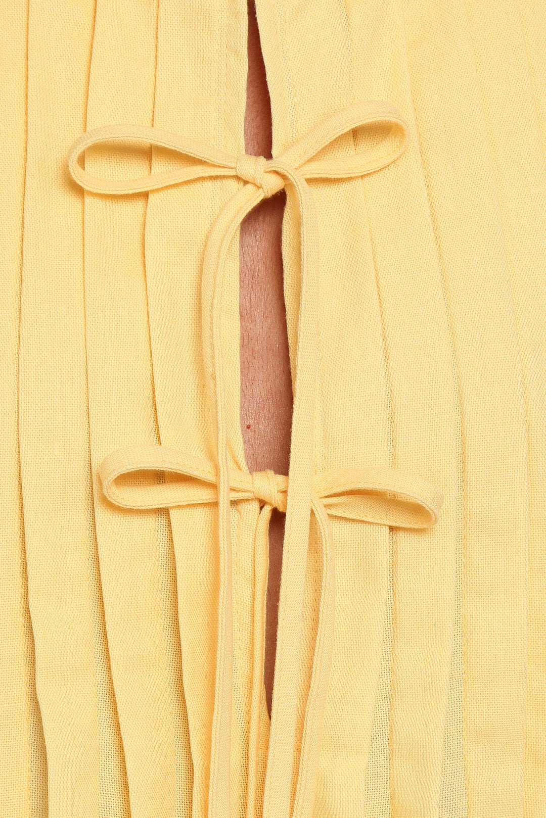 Madeline Mini Dress - Butter Yellow