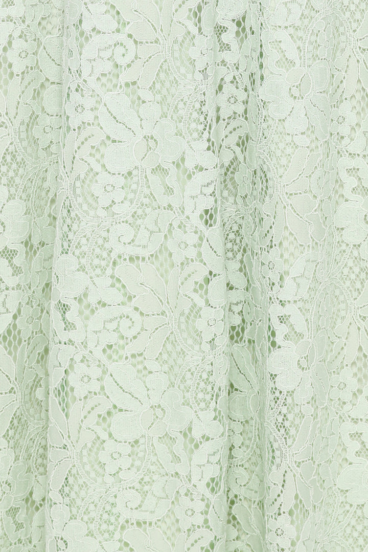 Mapleton Maxi Dress - Sage Green Lace