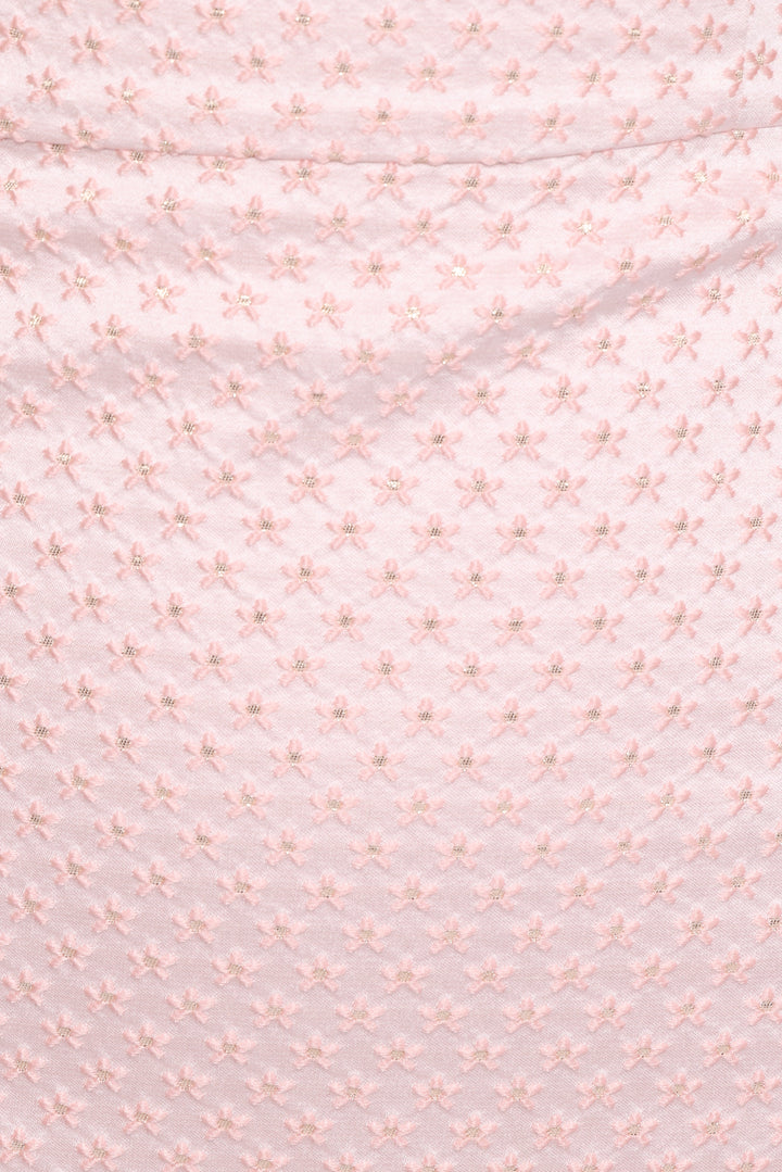 Marlene Mini Dress - Pink Rose Brocade
