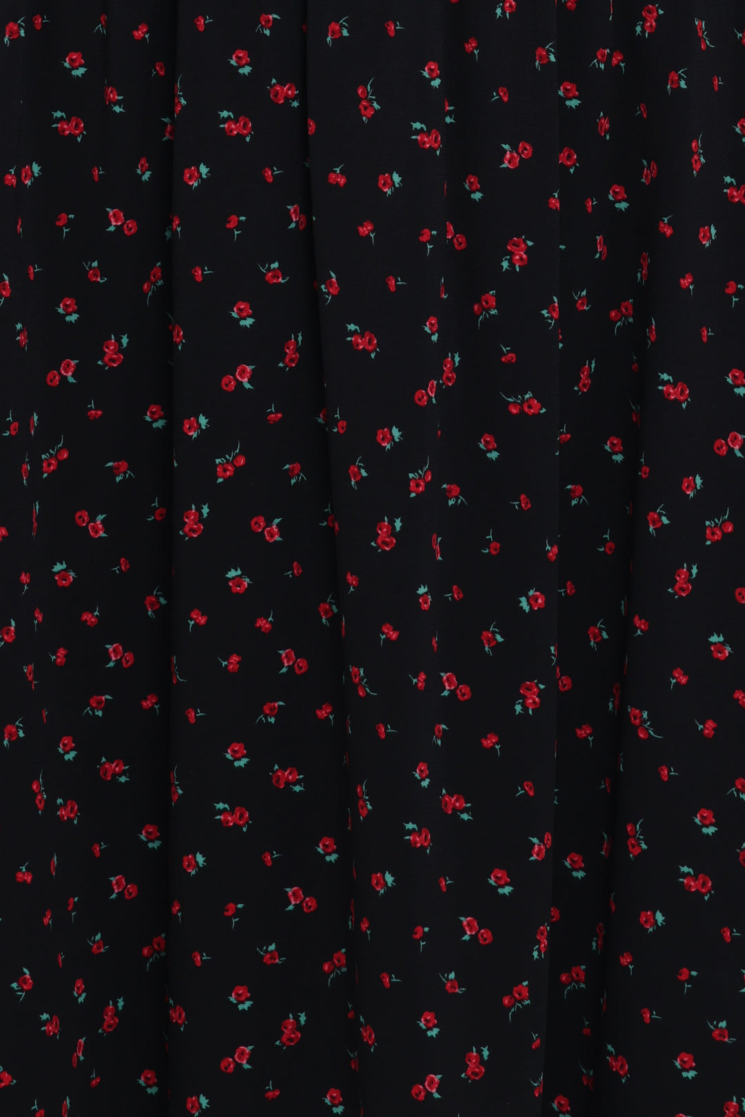 Melantha Midi Dress - Black Floral
