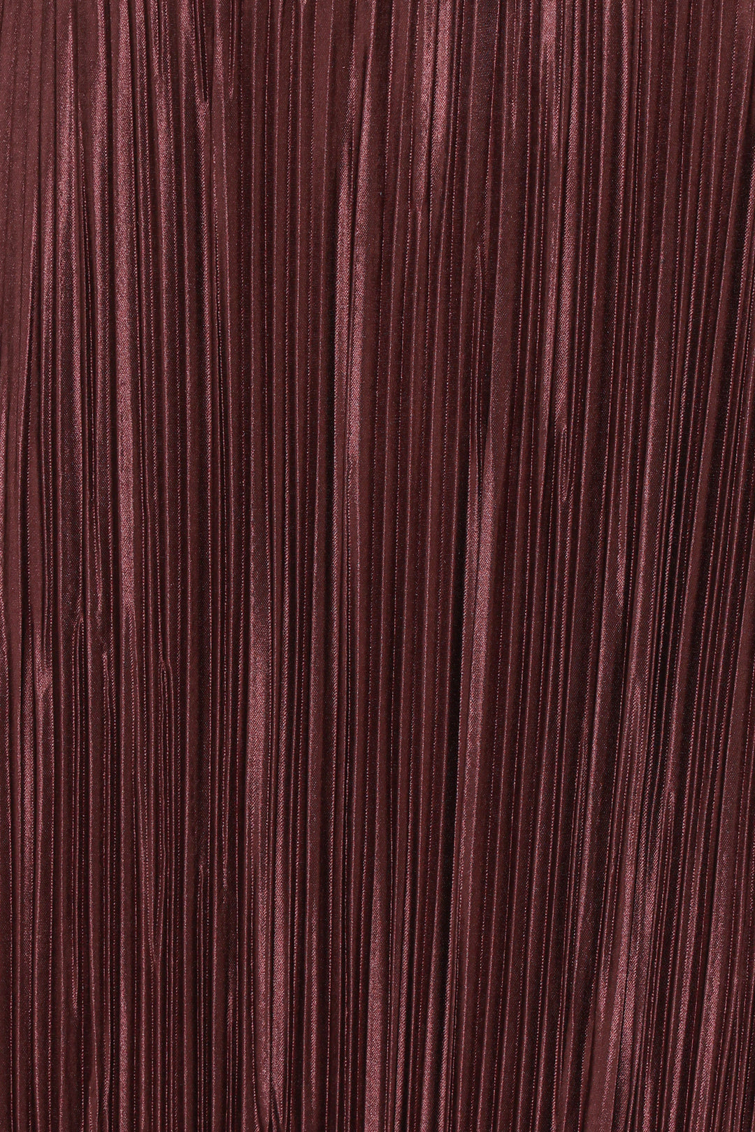 Melody Plisse Halter Maxi Dress - Brown